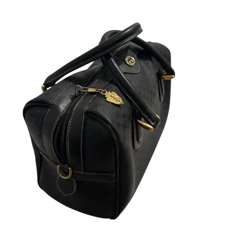 Gucci Black micro Gg Boston with Gold Accents - Picture 8 of 16